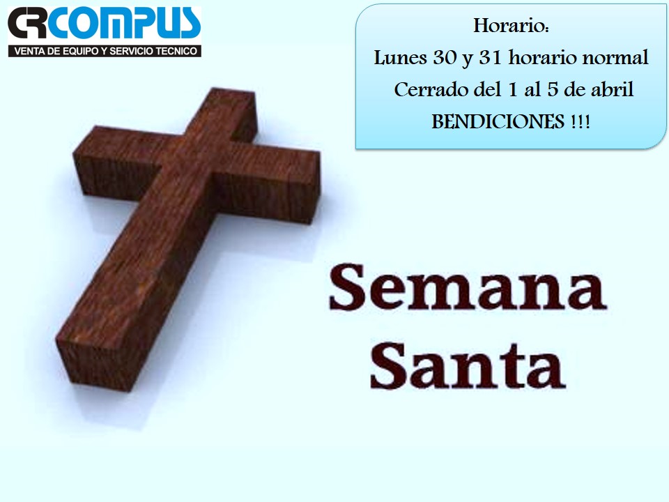 Horario Semana Santa